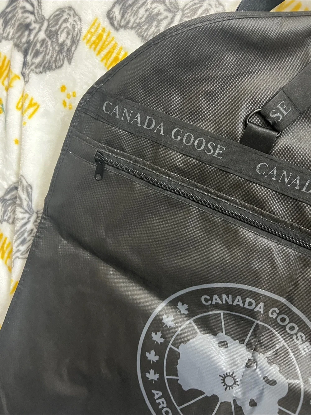 Canada Goose Black Garment Cover with Logo